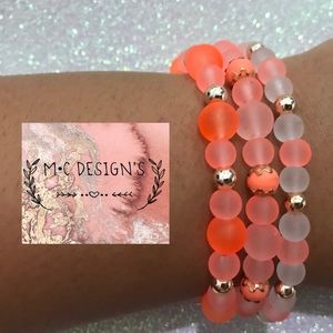 Handmade unique bracelet set